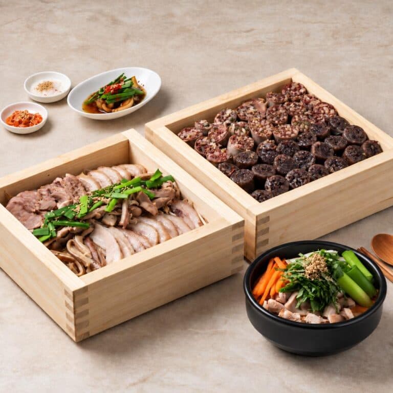 [탐라순대] 모듬순대 (순대 3종+오소리)